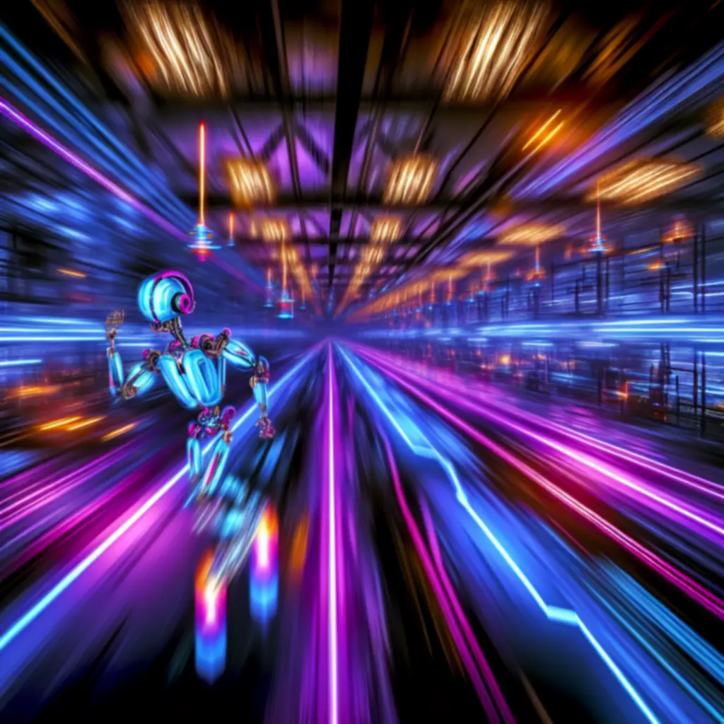 Neonowy motyw speedrun